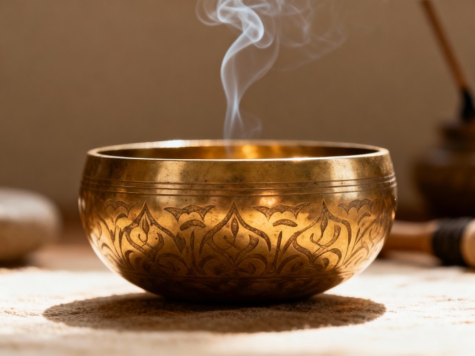 Тибетские поющие чаши: Наука акустики, парадокс релаксации и нюансы биохакинга