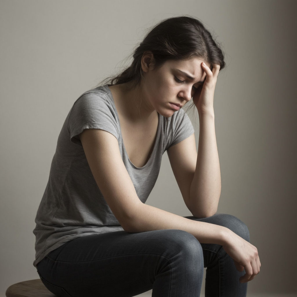 девушка ждет процедуры банкротства