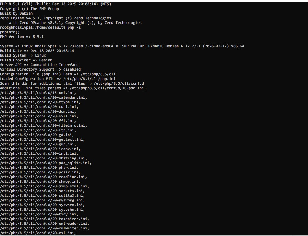 php работает