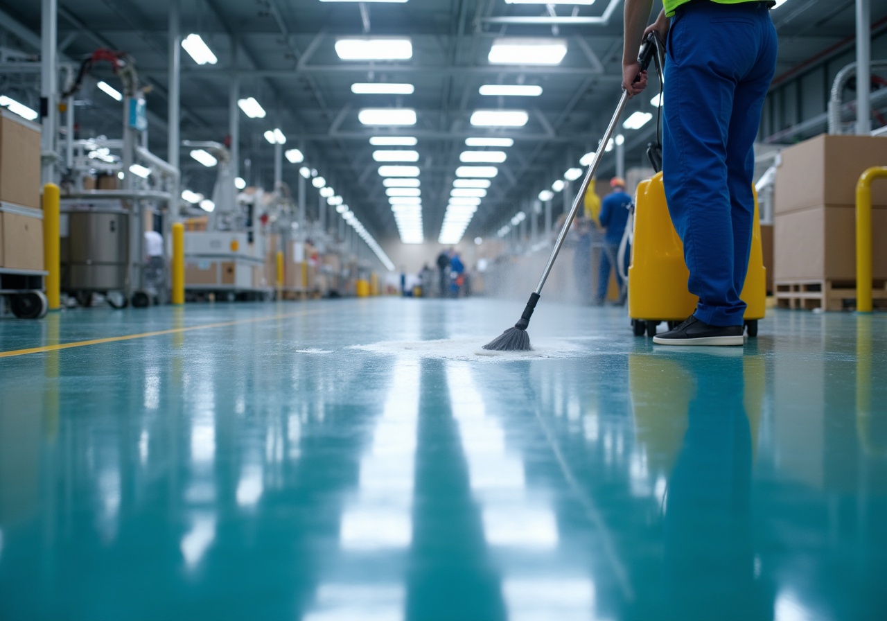 Промышленный клининг: уборка цехов, складов и производств